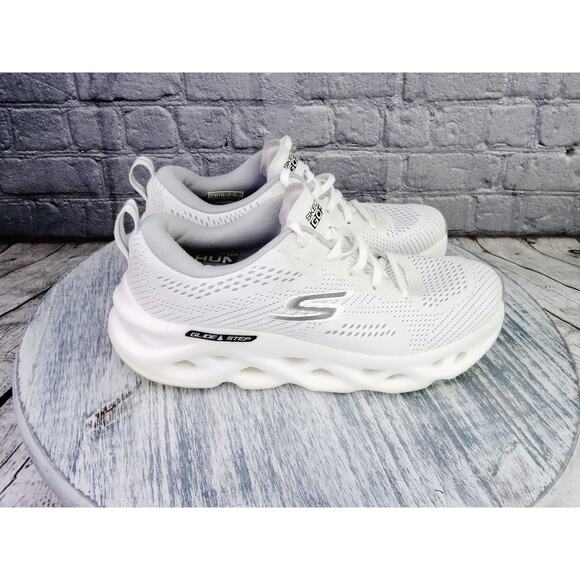 Skechers Go Run Glide-Step Flex White Men 7.5 Used in Very Good Condition - Picture 4 of 14